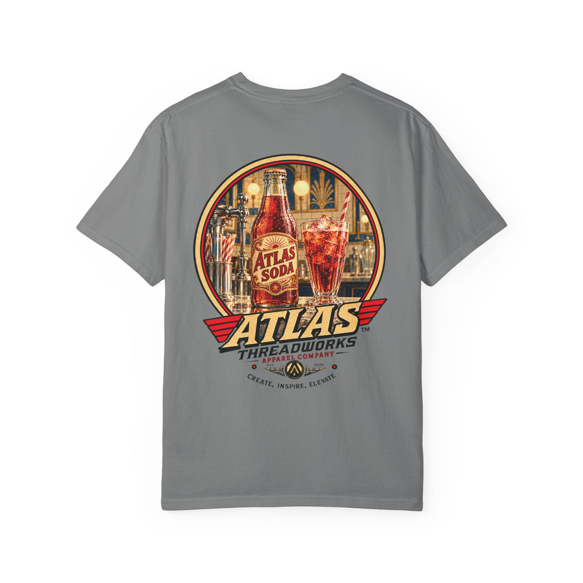 Atlas Soda Vintage Graphic T-Shirt