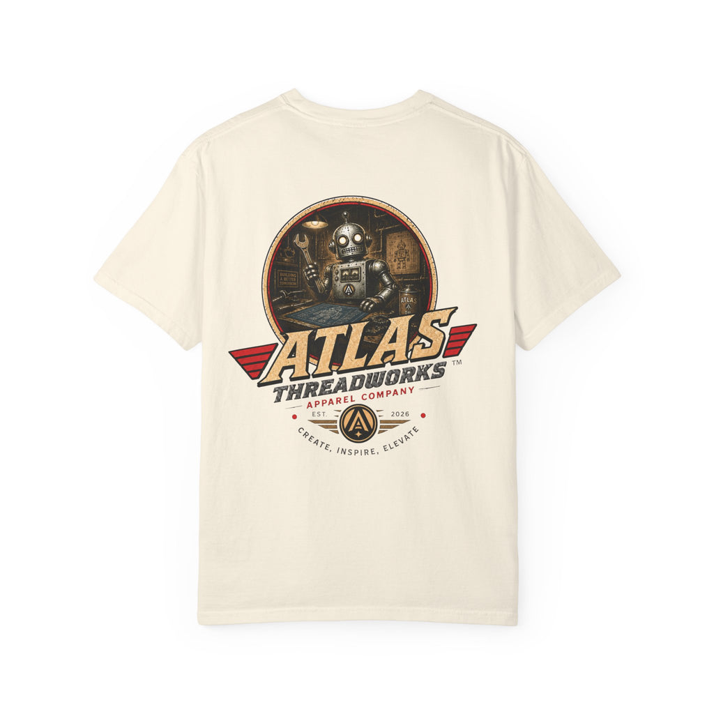 Atlas Threadworks Graphic T-Shirt — Vintage Robot Logo Tee