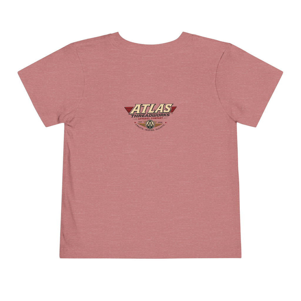 Atlas Threadworks Toddler Tee — Retro Vintage Diving Mechanic Logo