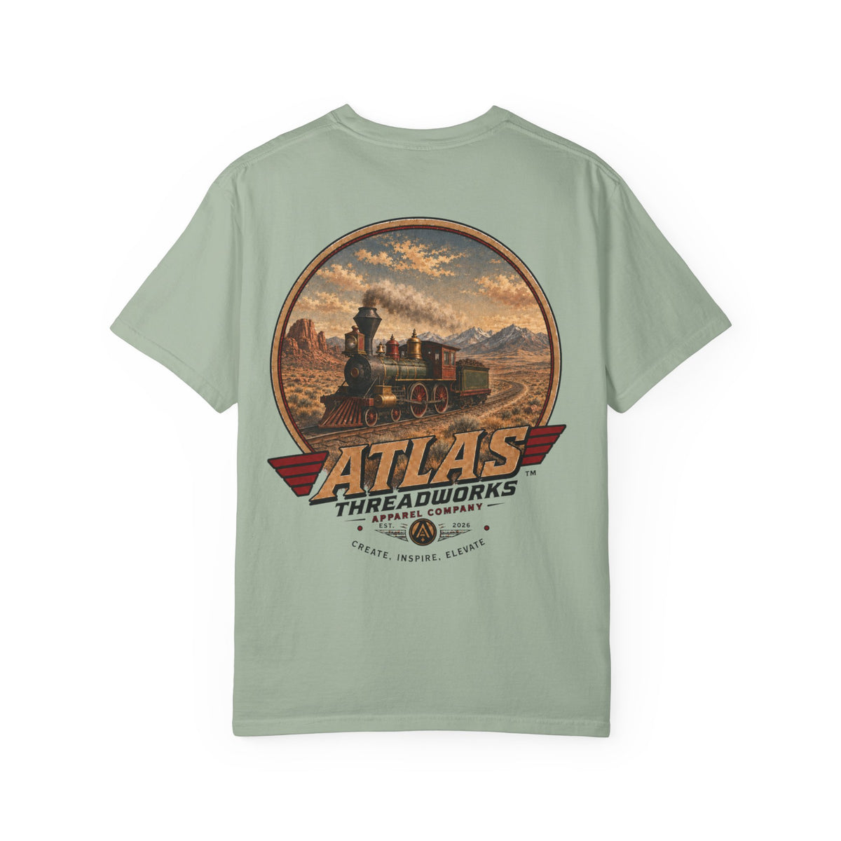 Atlas Threadworks Vintage Train T-Shirt