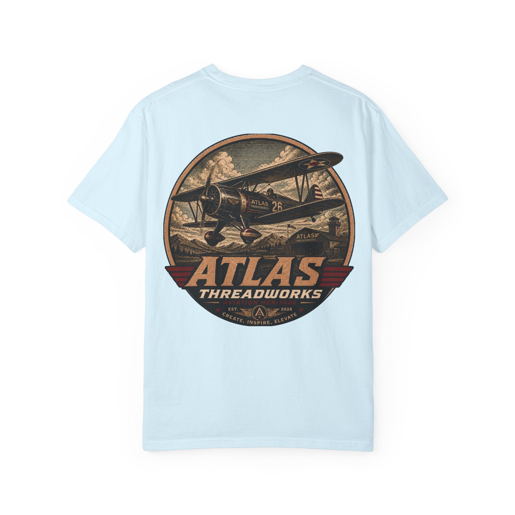 Atlas Threadworks Vintage Airplane T-Shirt