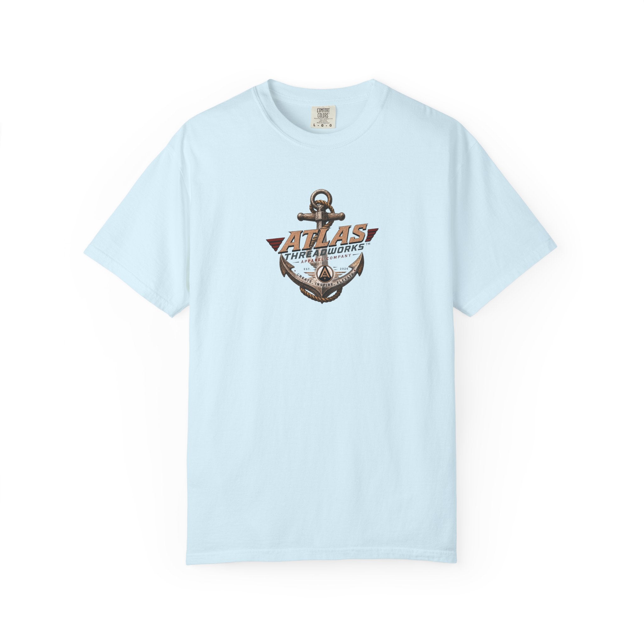 Atlas Threadworks Anchor & Ship T-Shirt — Nautical Vintage Graphic Tee