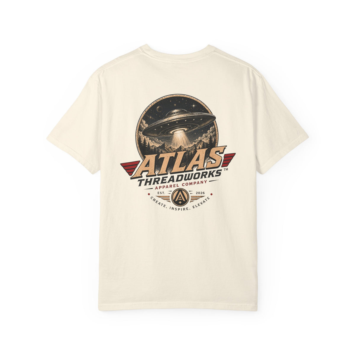 T-Shirt — Atlas Threadworks Vintage UFO Graphic Tee