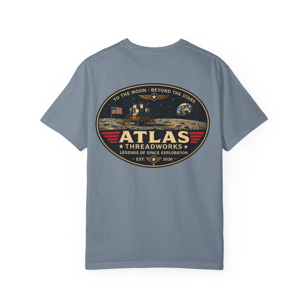 Atlas Threadworks Vintage Space Exploration T-Shirt Moon Landing
