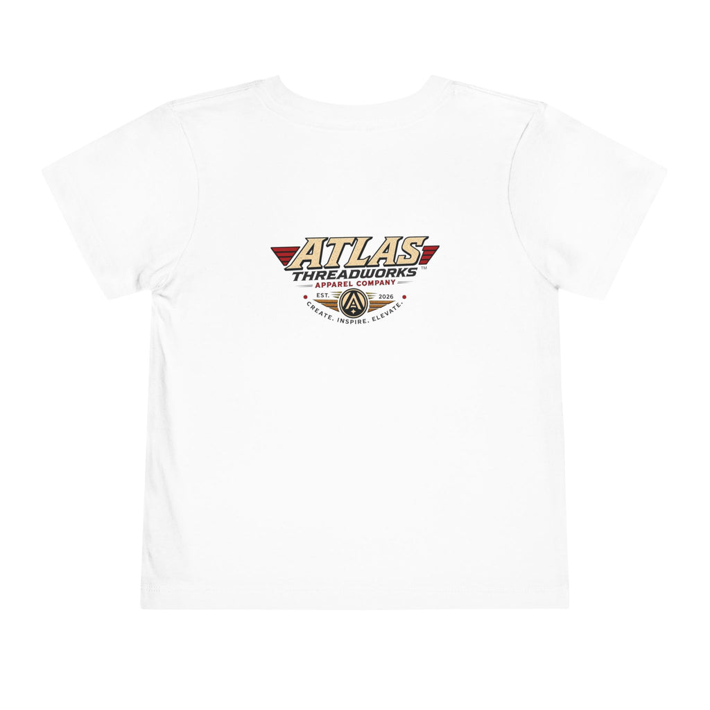 Atlas Threadworks Toddler Tee — Retro Rocket Logo Kids Shirt