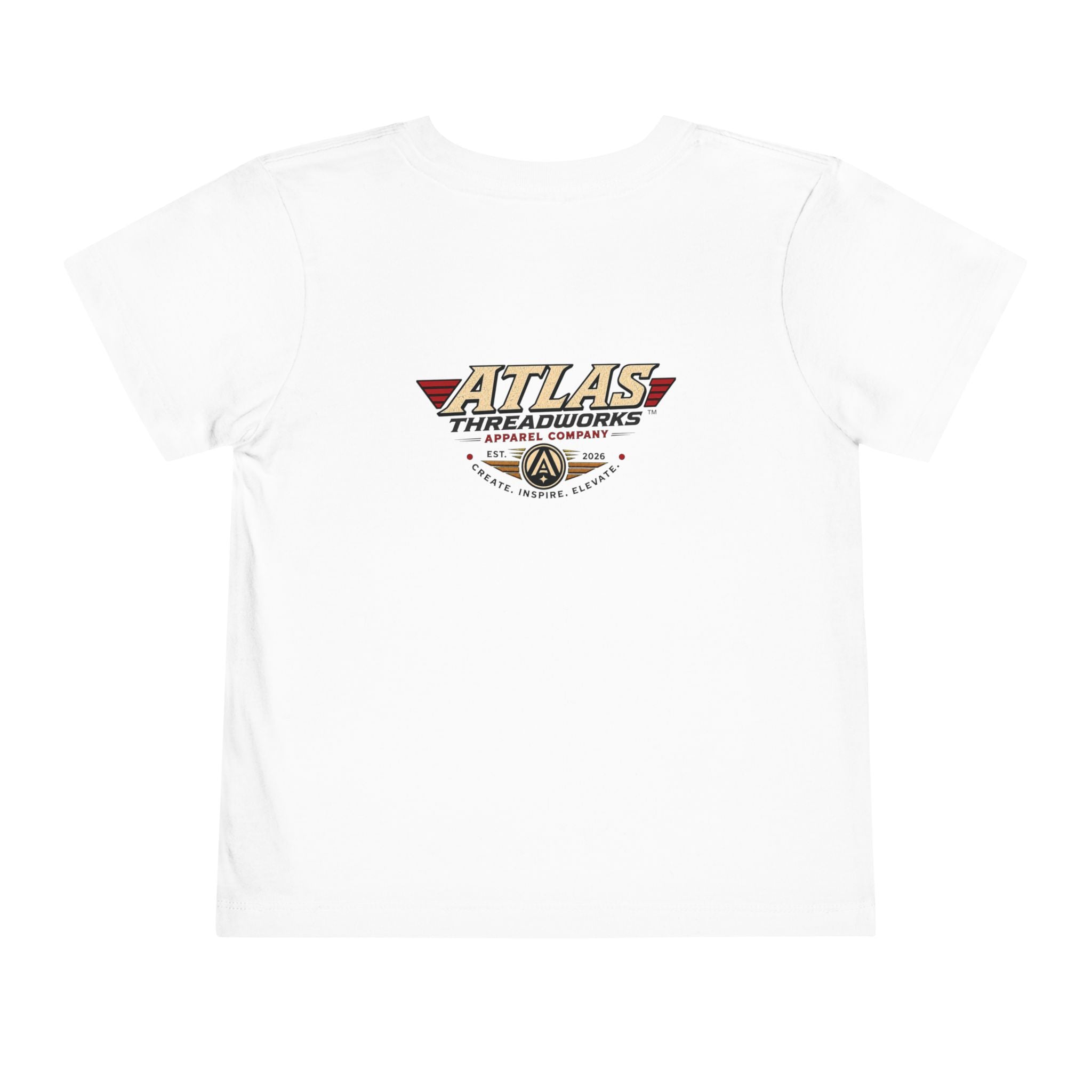 Atlas Threadworks Toddler Tee — Retro Rocket Logo Kids Shirt