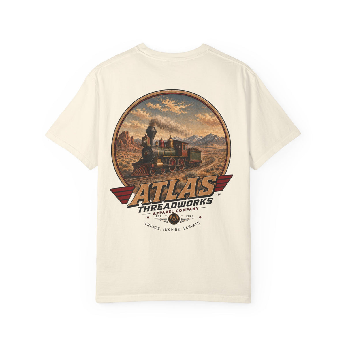 Atlas Threadworks Vintage Train T-Shirt