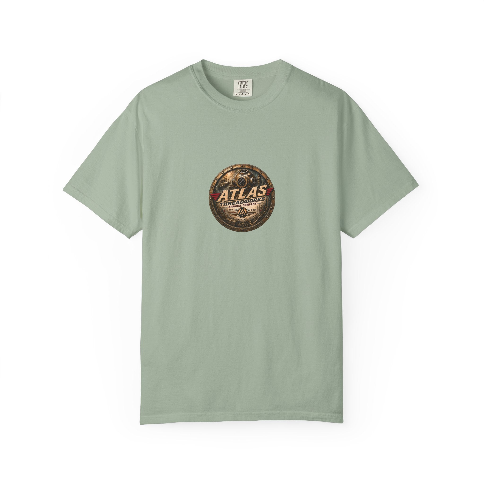 Atlas Threadworks Graphic T‑Shirt — Vintage Whale Logo Tee