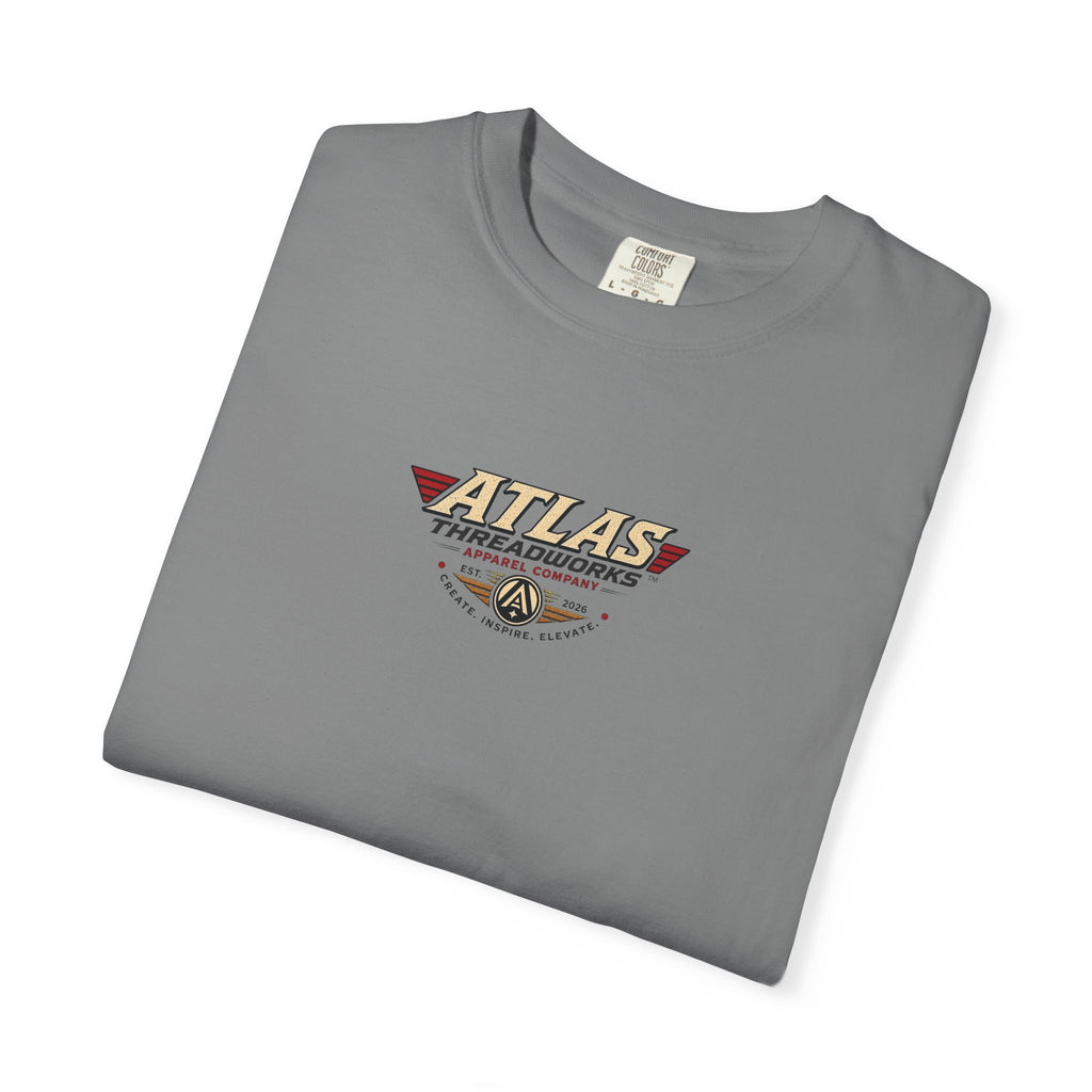 Atlas Threadworks Robot Logo T-Shirt — Vintage Retro Graphic Tee