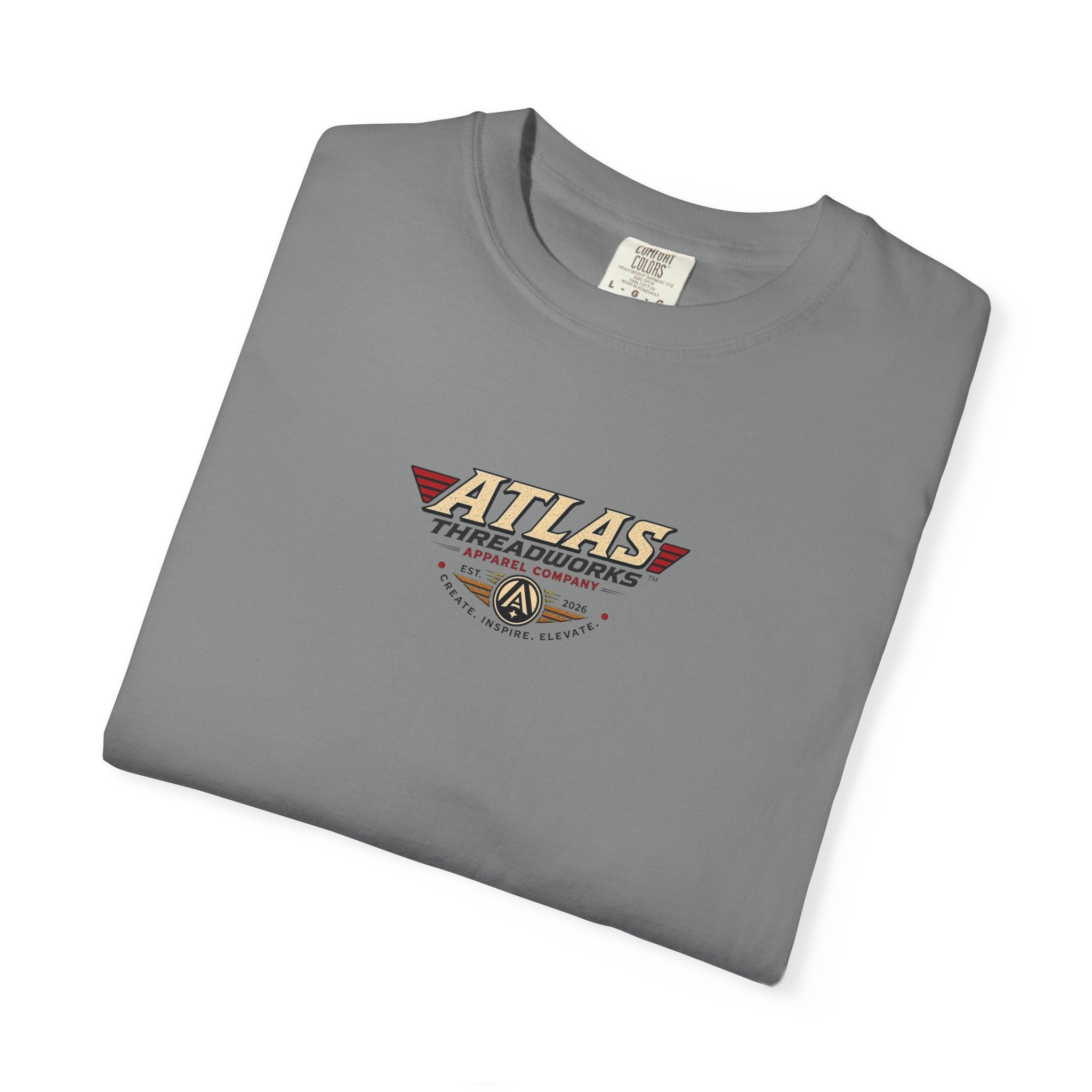 Atlas Threadworks Robot Logo T-Shirt — Vintage Retro Graphic Tee