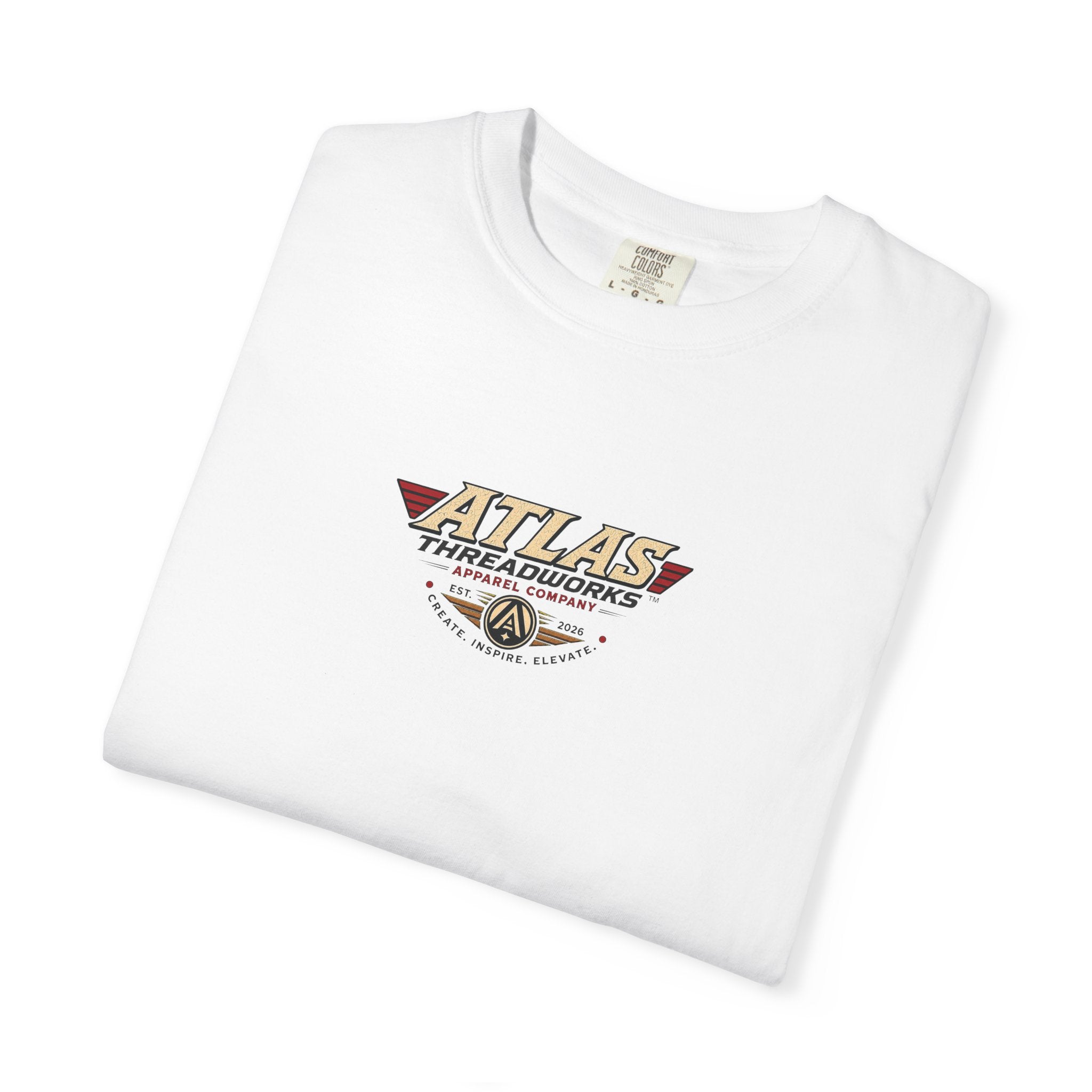 Atlas Threadworks Space Exploration T-Shirt — Retro Space Helmet Logo