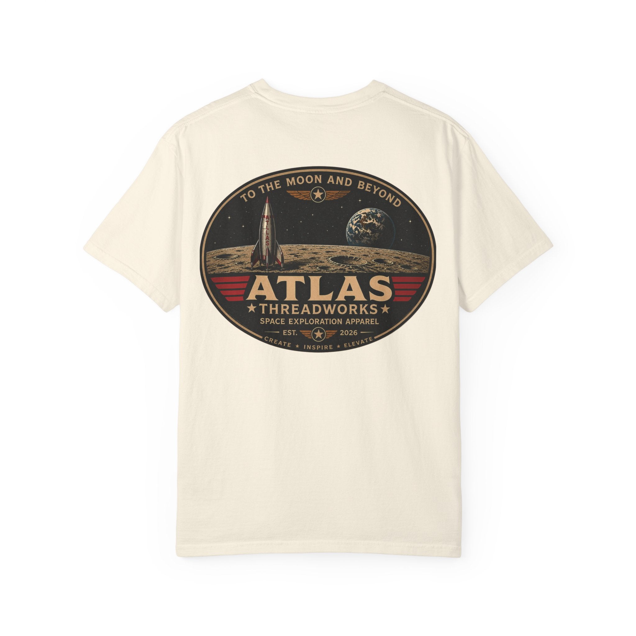 Atlas Threadworks Space Exploration Moon & Rocket