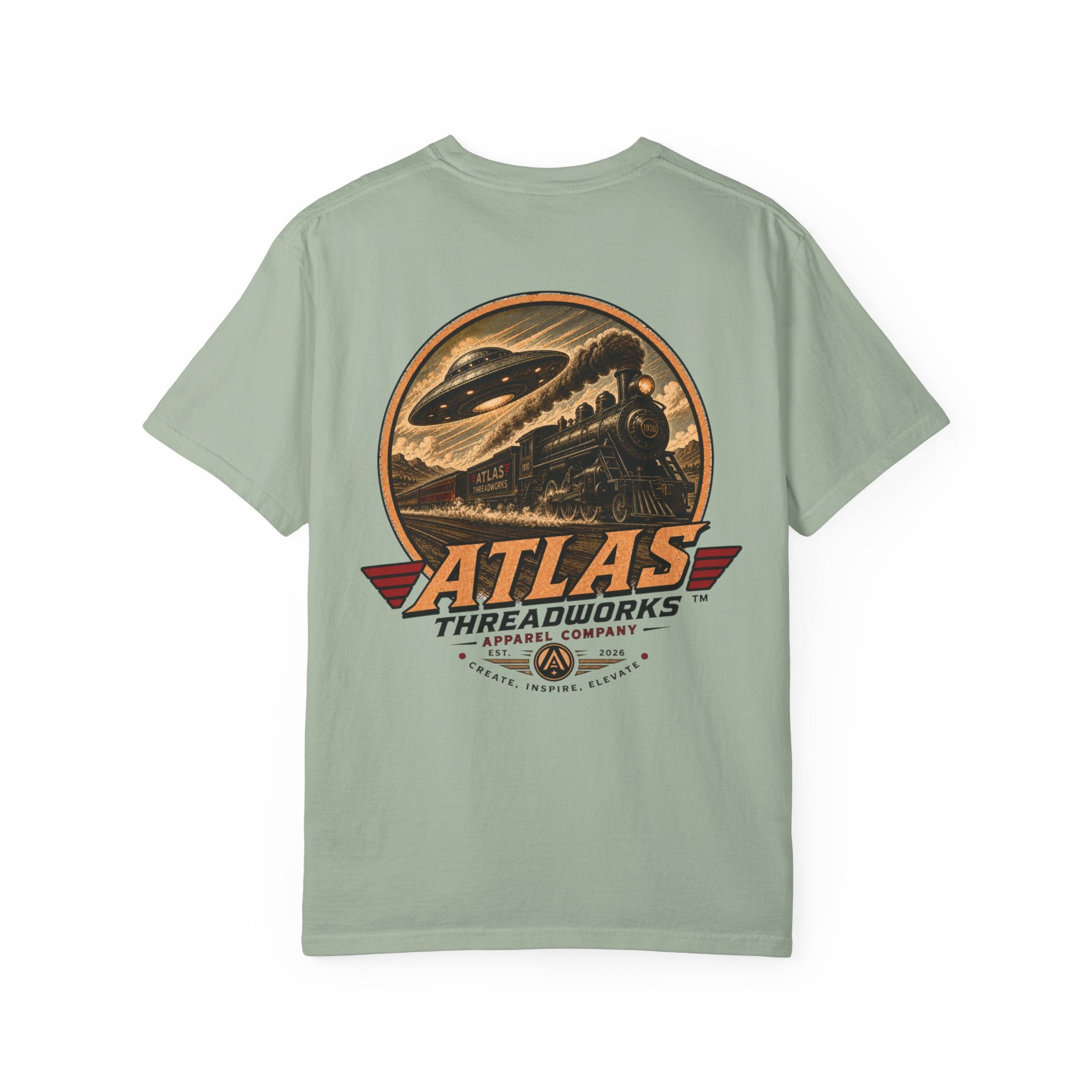 Atlas Threadworks Vintage UFO Train T-Shirt
