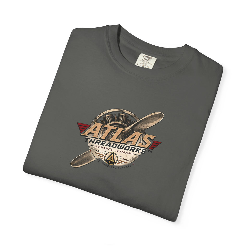 Atlas Threadworks Aviation T-Shirt — Vintage Airplane Logo Tee