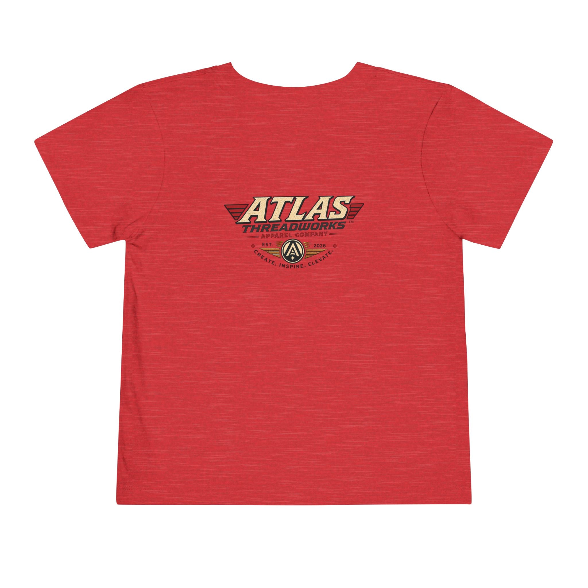 Atlas Threadworks Toddler Tee — Retro Rocket Logo Kids Shirt