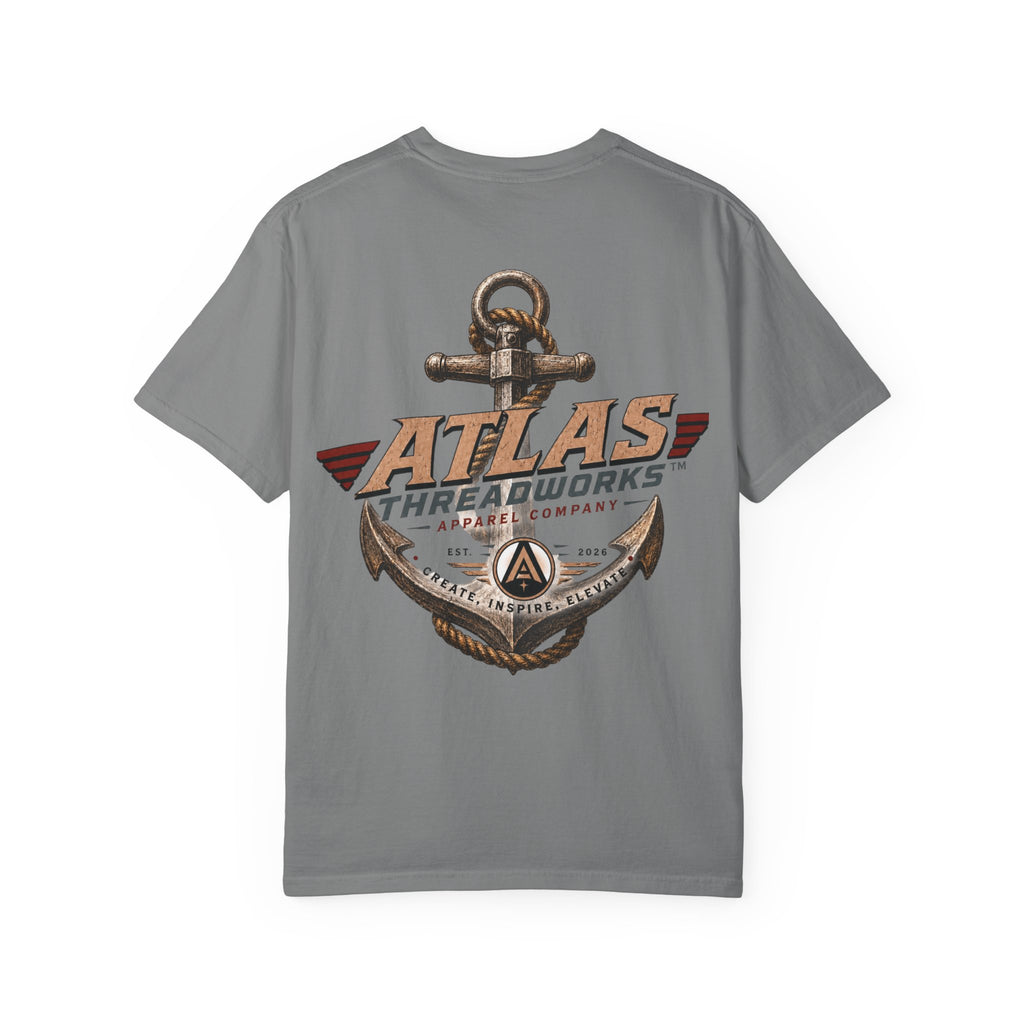 Atlas Threadworks Anchor T‑Shirt — Vintage Nautical Graphic Tee