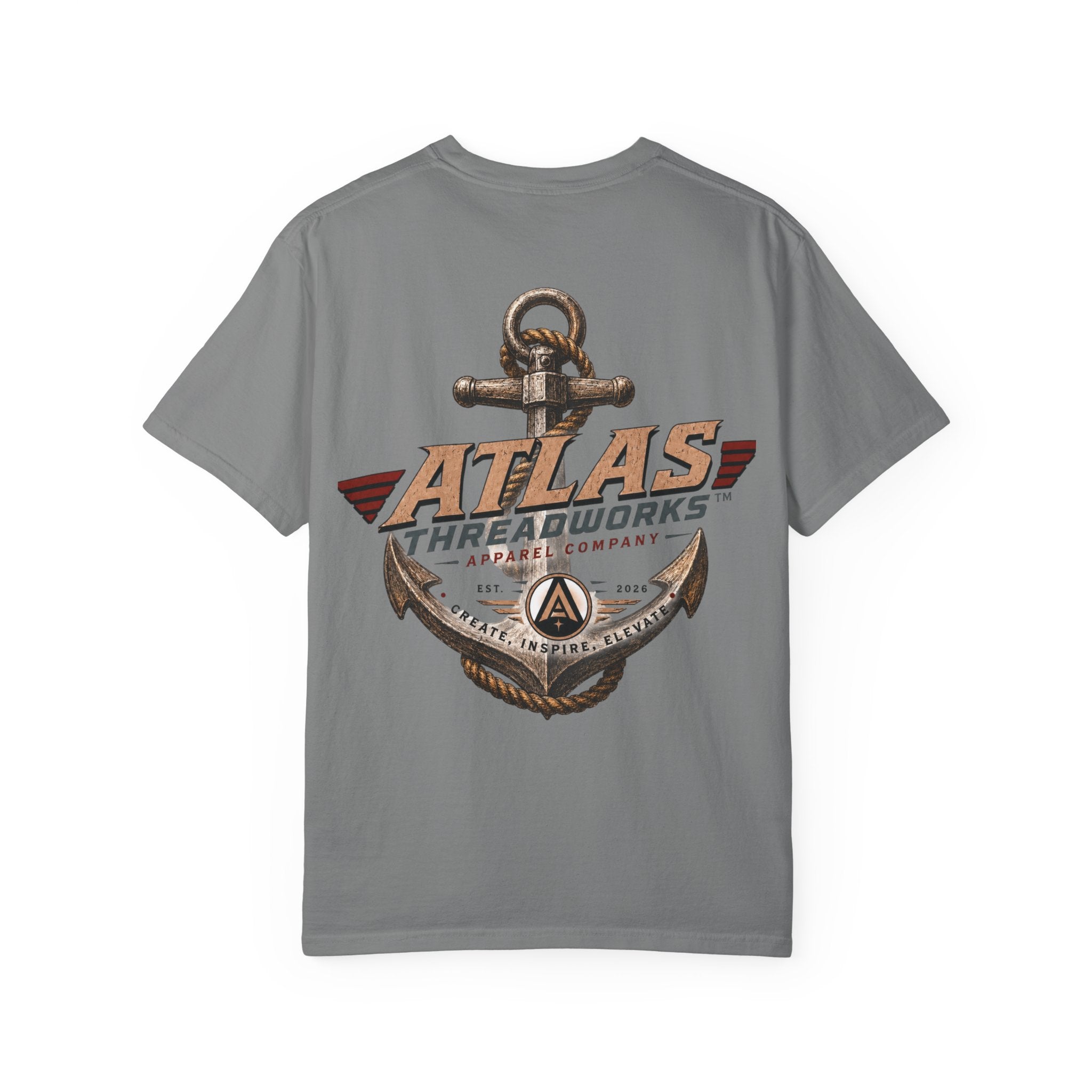 Atlas Threadworks Anchor T‑Shirt — Vintage Nautical Graphic Tee