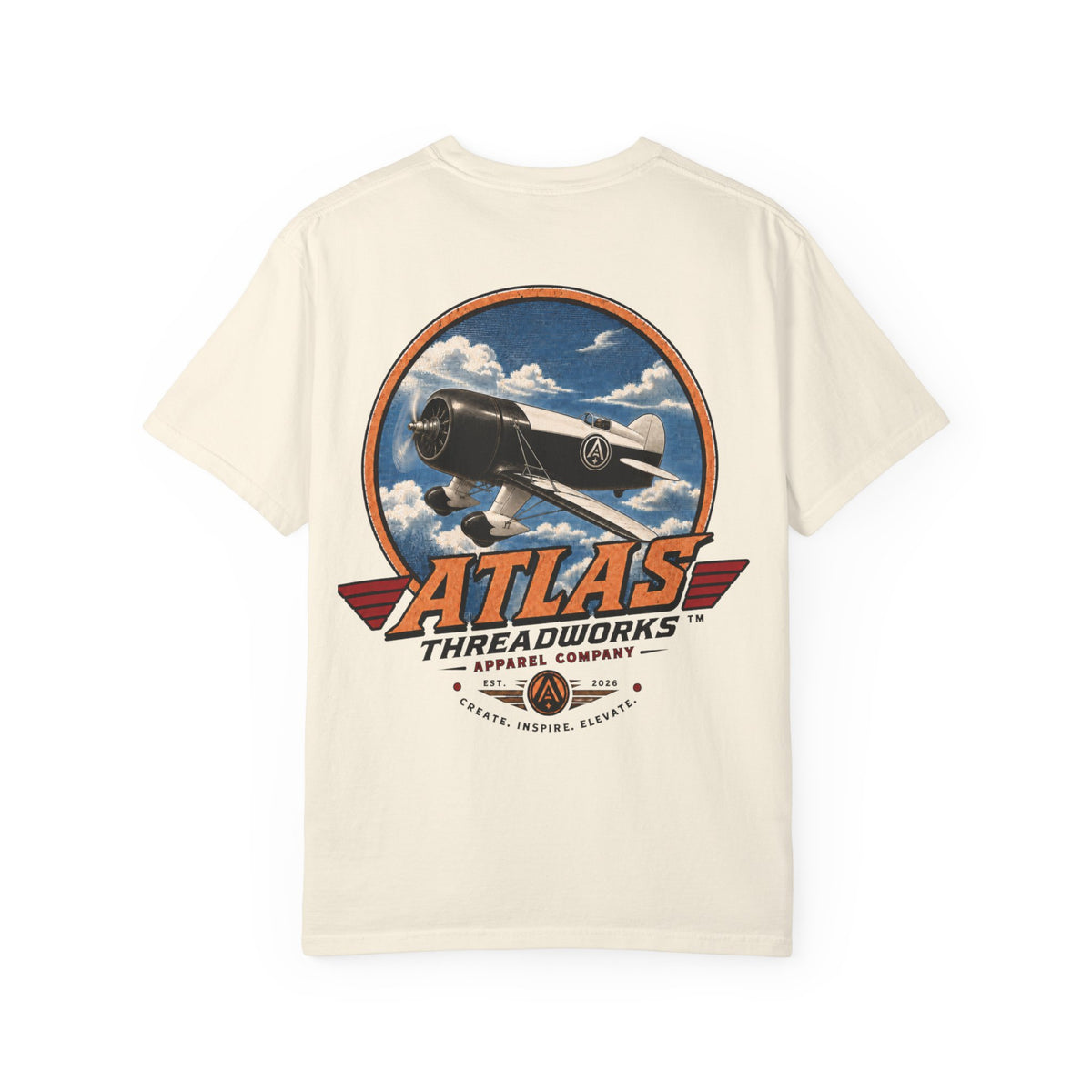 Atlas Threadworks Vintage Airplane T-Shirt