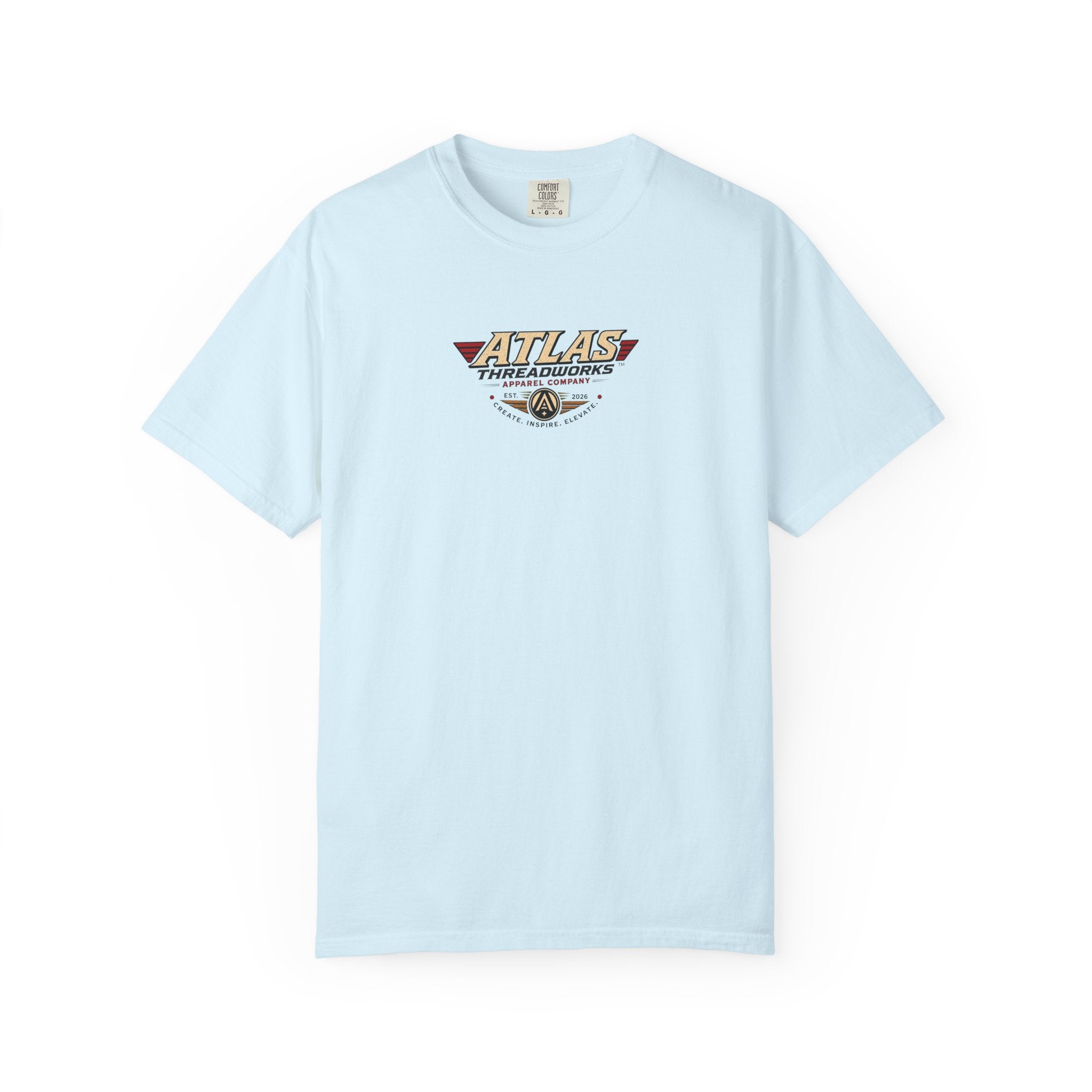 Aviation Graphic T-Shirt — "Atlas Threadworks" Vintage Warplane Design