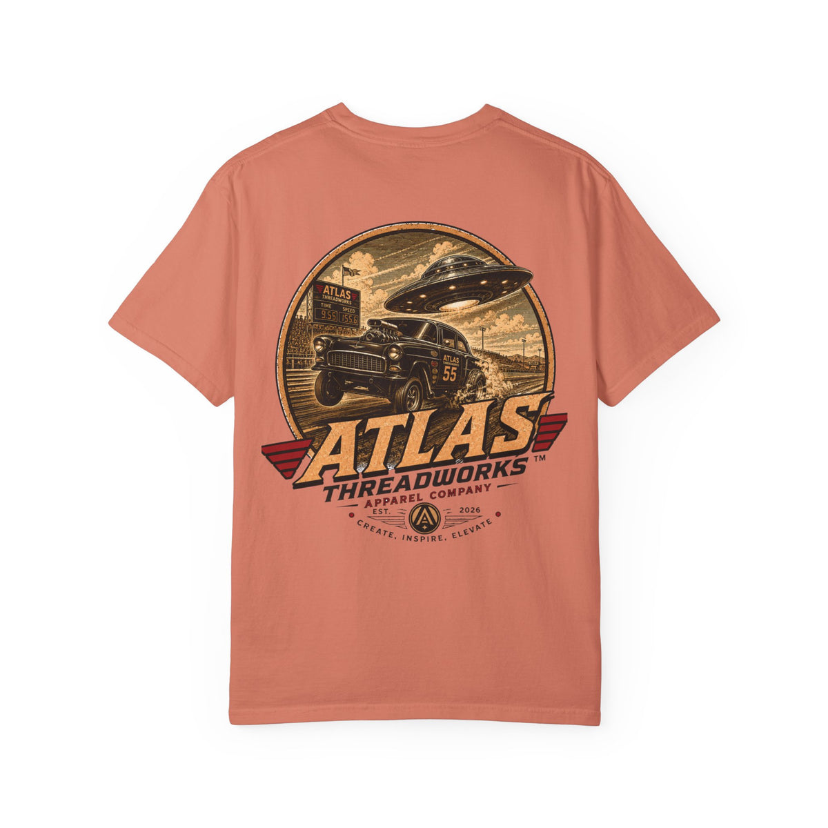 Atlas Threadworks Vintage UFO Gasser Chase Tee