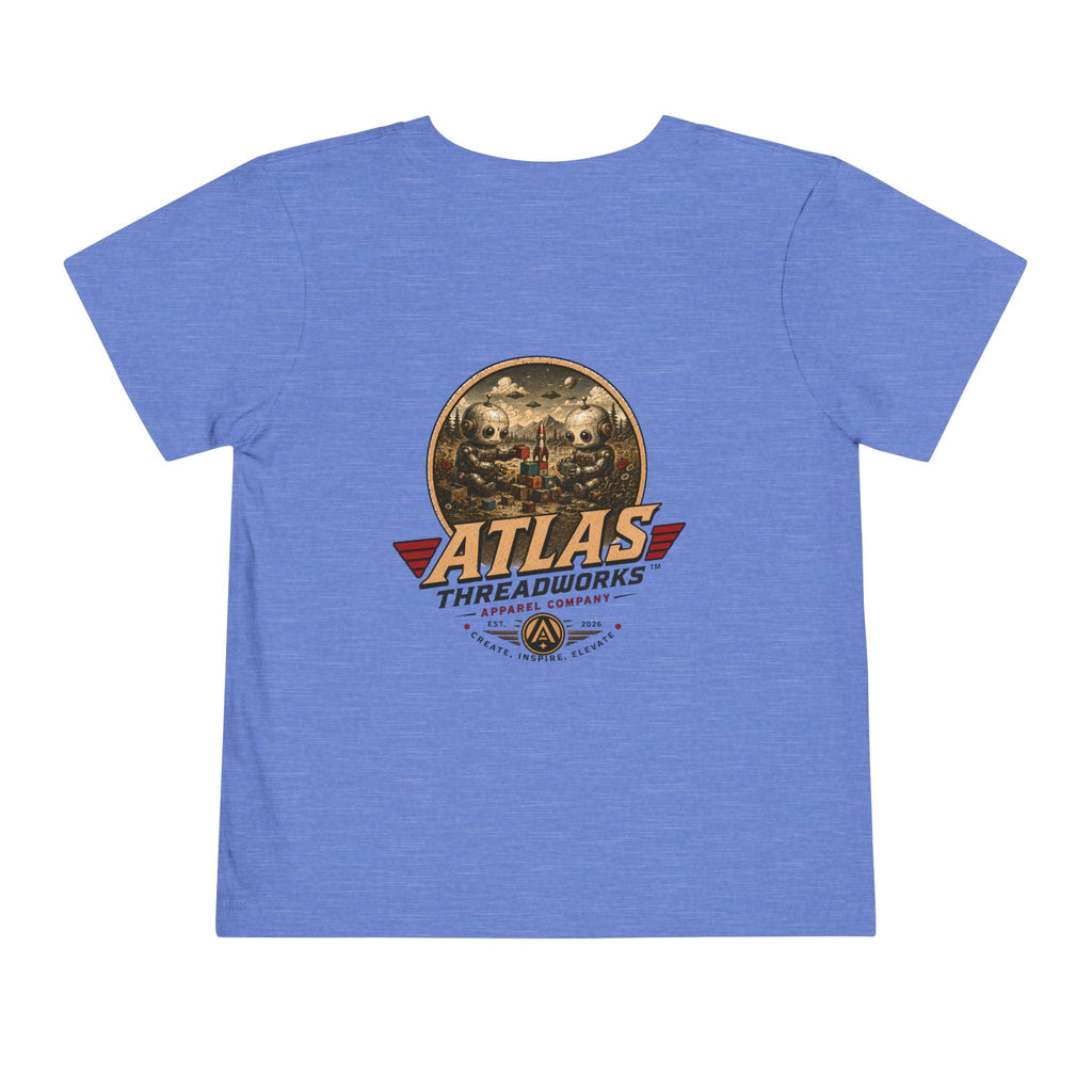 Atlas Threadworks Toddler Tee — Vintage Toddler Robots Logo Shirt