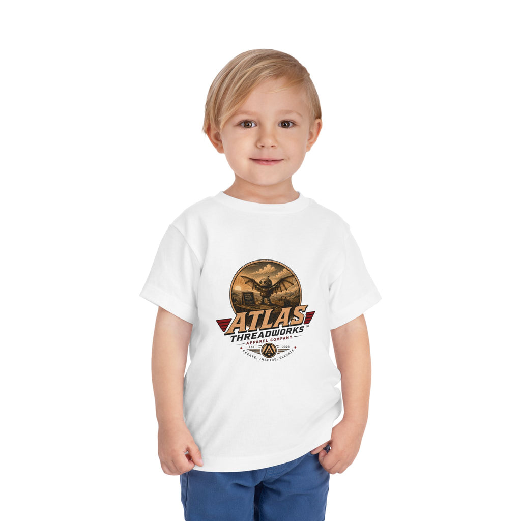 Atlas Threadworks Toddler Tee — Vintage Aviation Logo Shirt