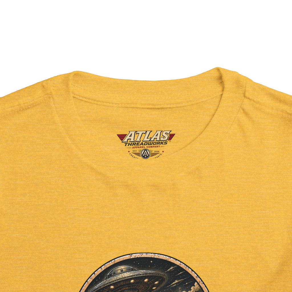Atlas Threadworks Toddler Tee — Retro Rocket Logo Kids Shirt