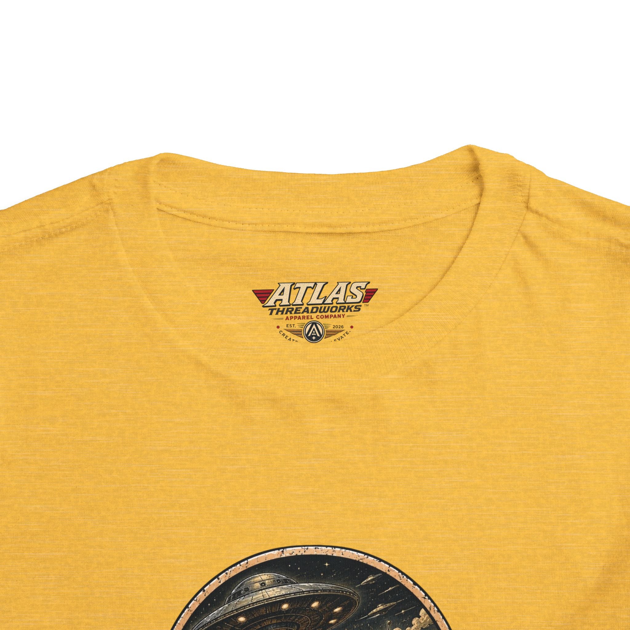 Atlas Threadworks Toddler Tee — Retro Rocket Logo Kids Shirt