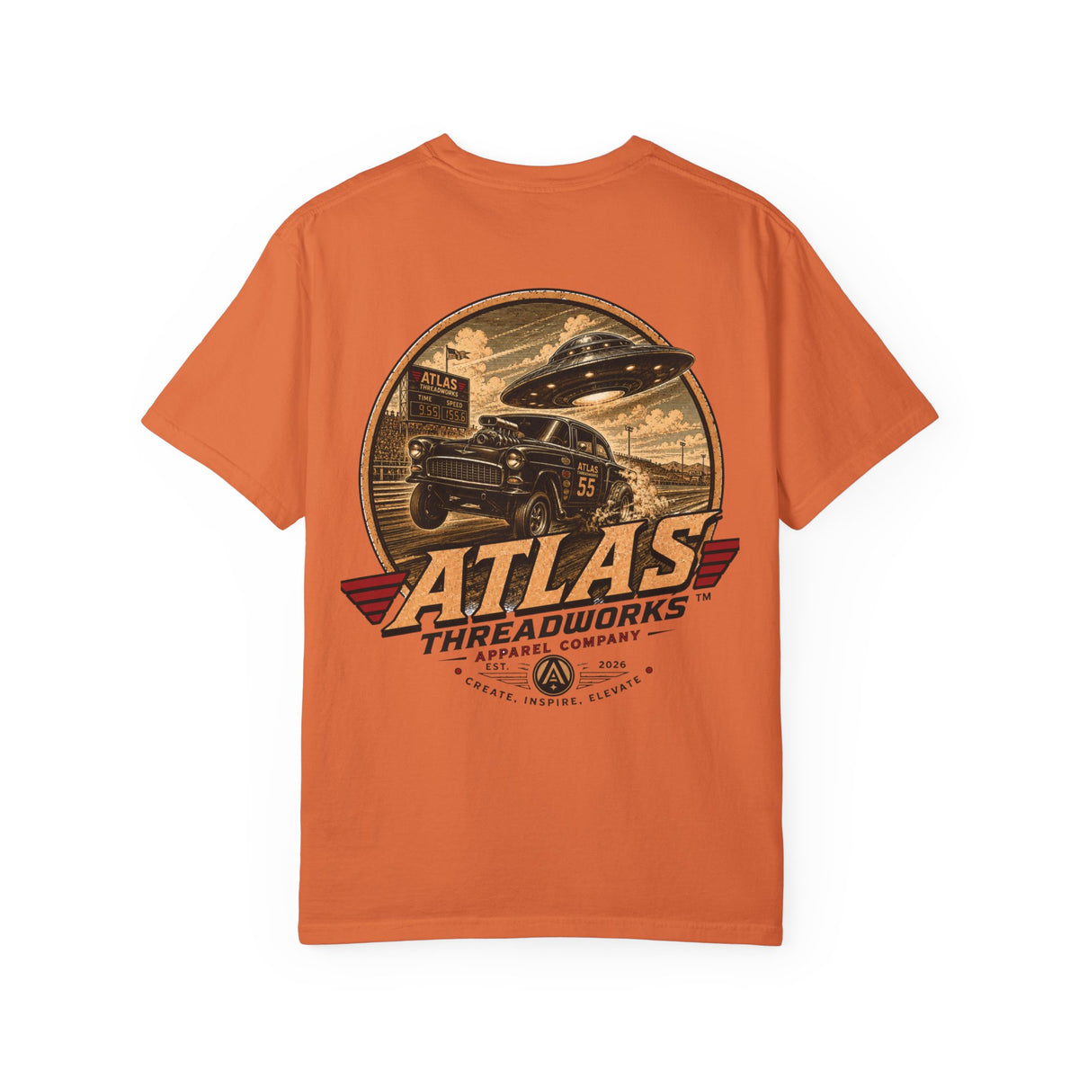 Atlas Threadworks Vintage UFO Gasser Chase Tee