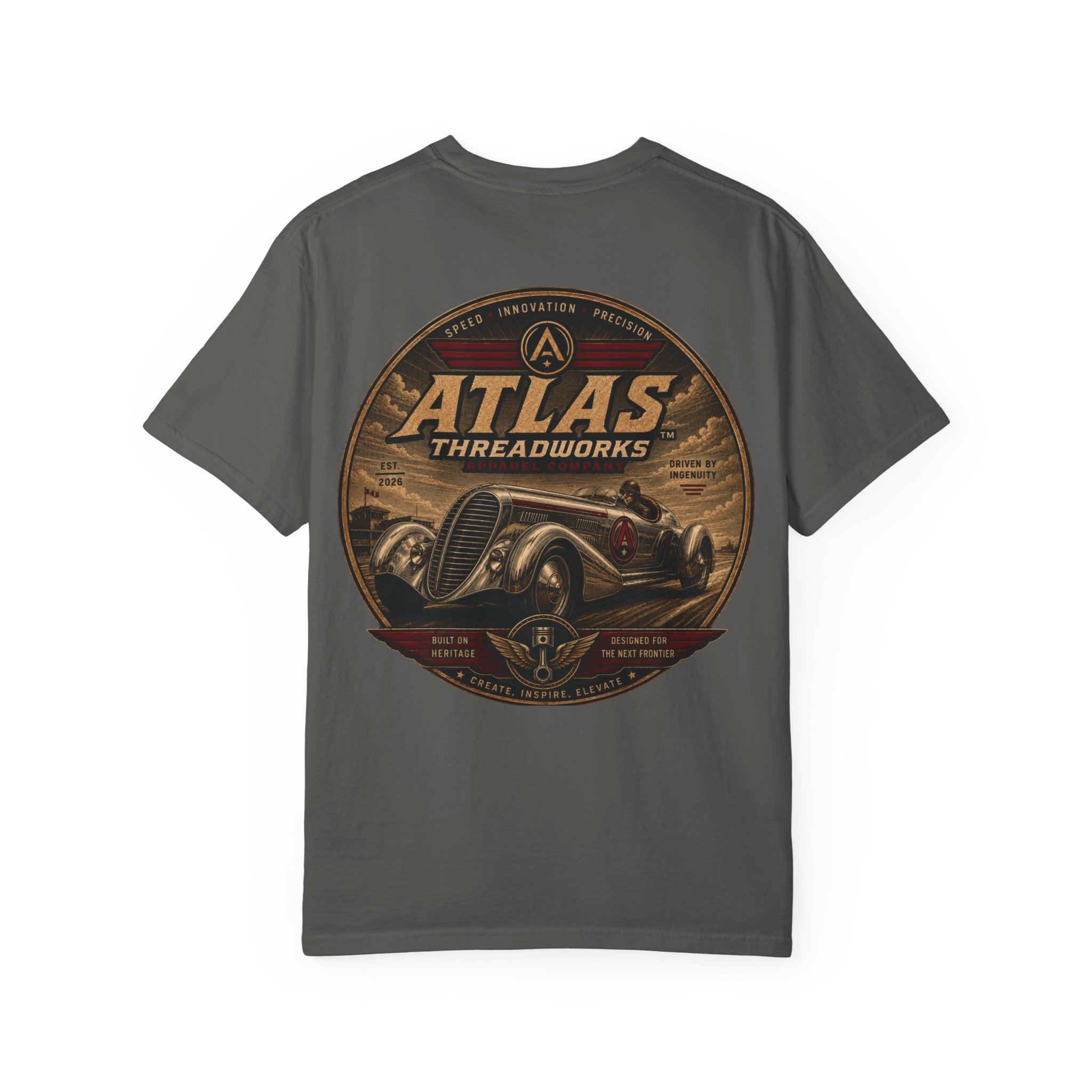 Atlas Threadworks Vintage Car T‑Shirt