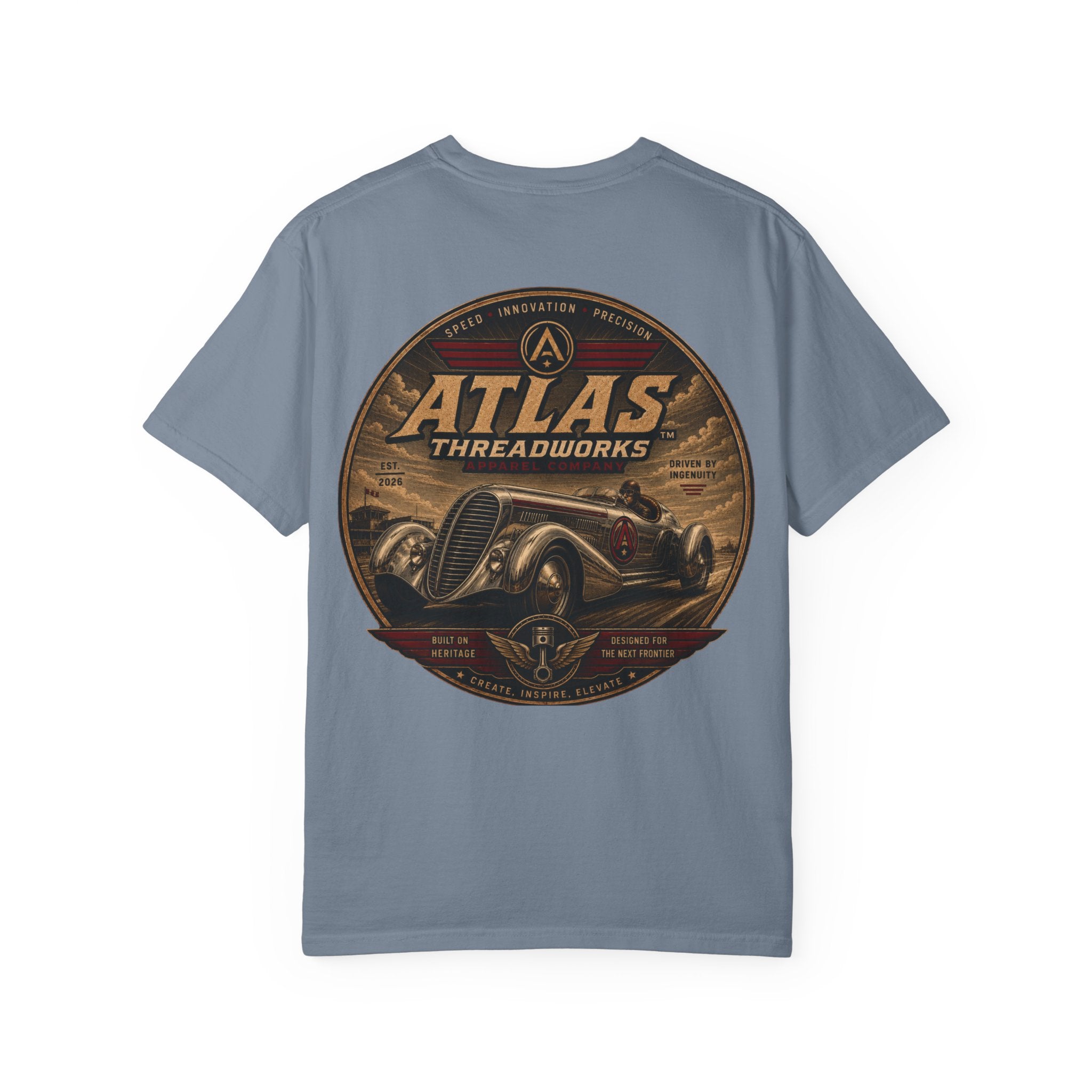 Atlas Threadworks Vintage Car T‑Shirt