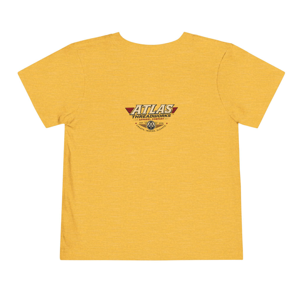 Atlas Threadworks Toddler Tee — Retro Vintage Diving Mechanic Logo