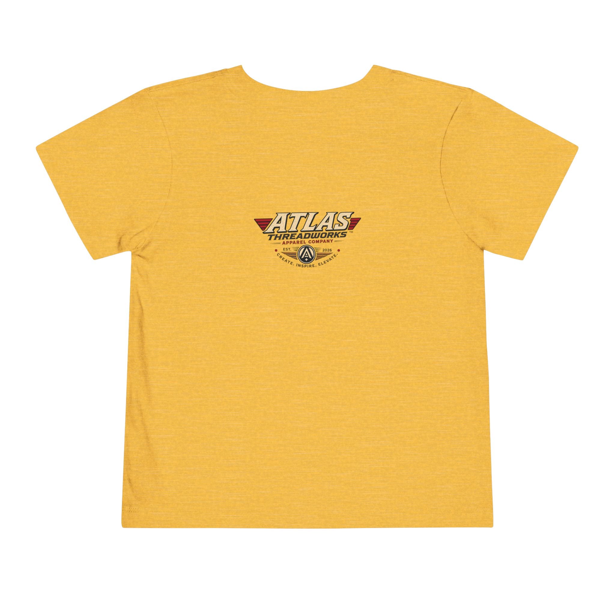 Atlas Threadworks Toddler Tee — Retro Vintage Diving Mechanic Logo