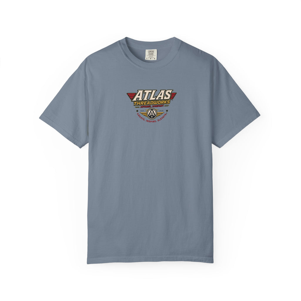 Atlas Threadworks Vintage Graphic T-Shirt — UFO & Hot Rod Retro Design