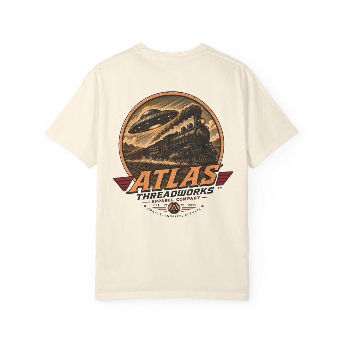 Atlas Threadworks Vintage UFO Train T-Shirt