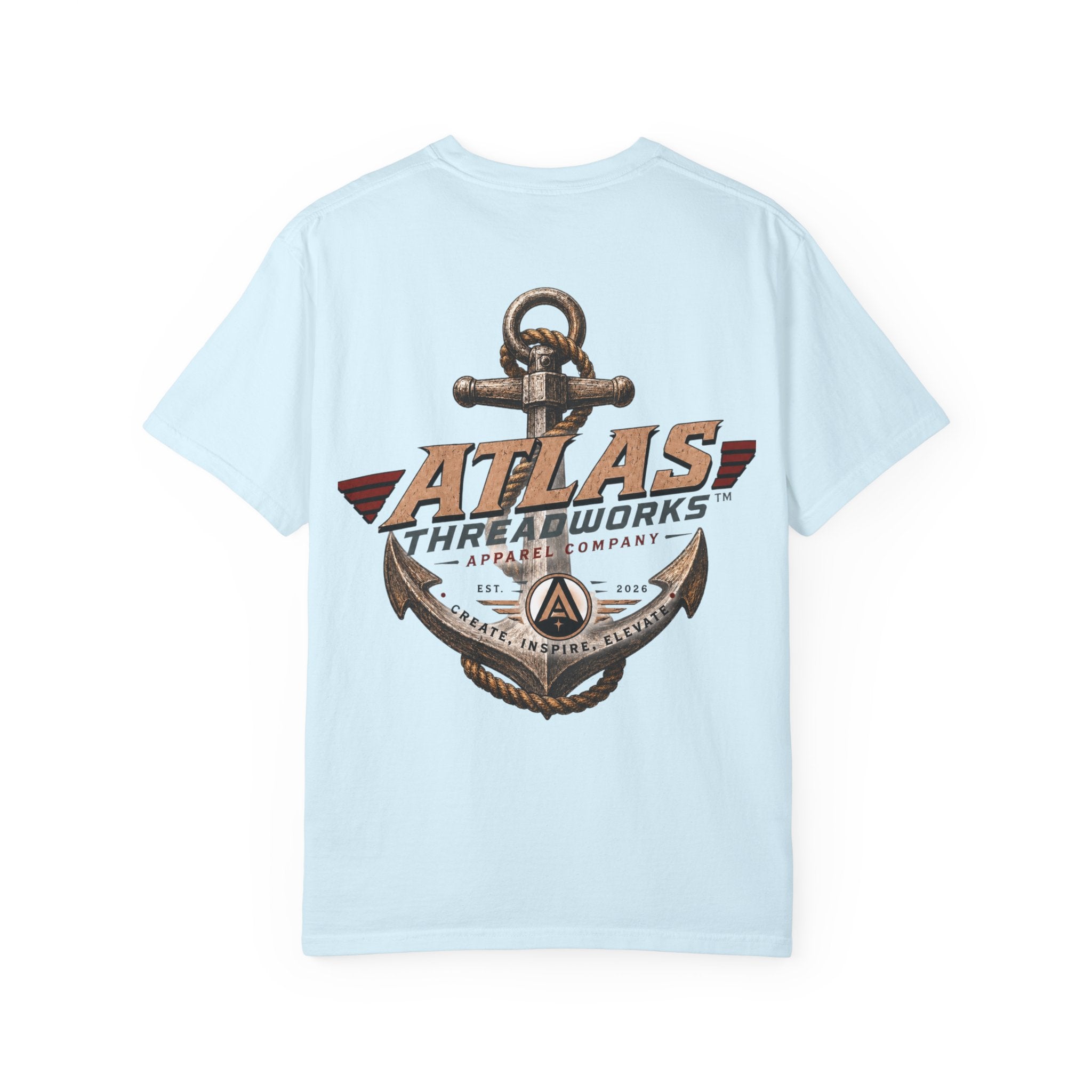 Atlas Threadworks Anchor T‑Shirt — Vintage Nautical Graphic Tee