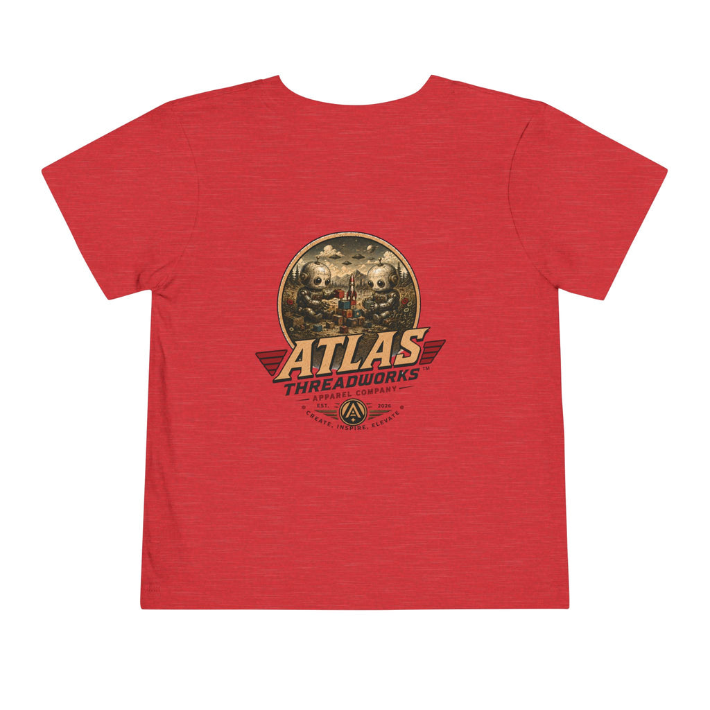 Atlas Threadworks Toddler Tee — Vintage Toddler Robots Logo Shirt