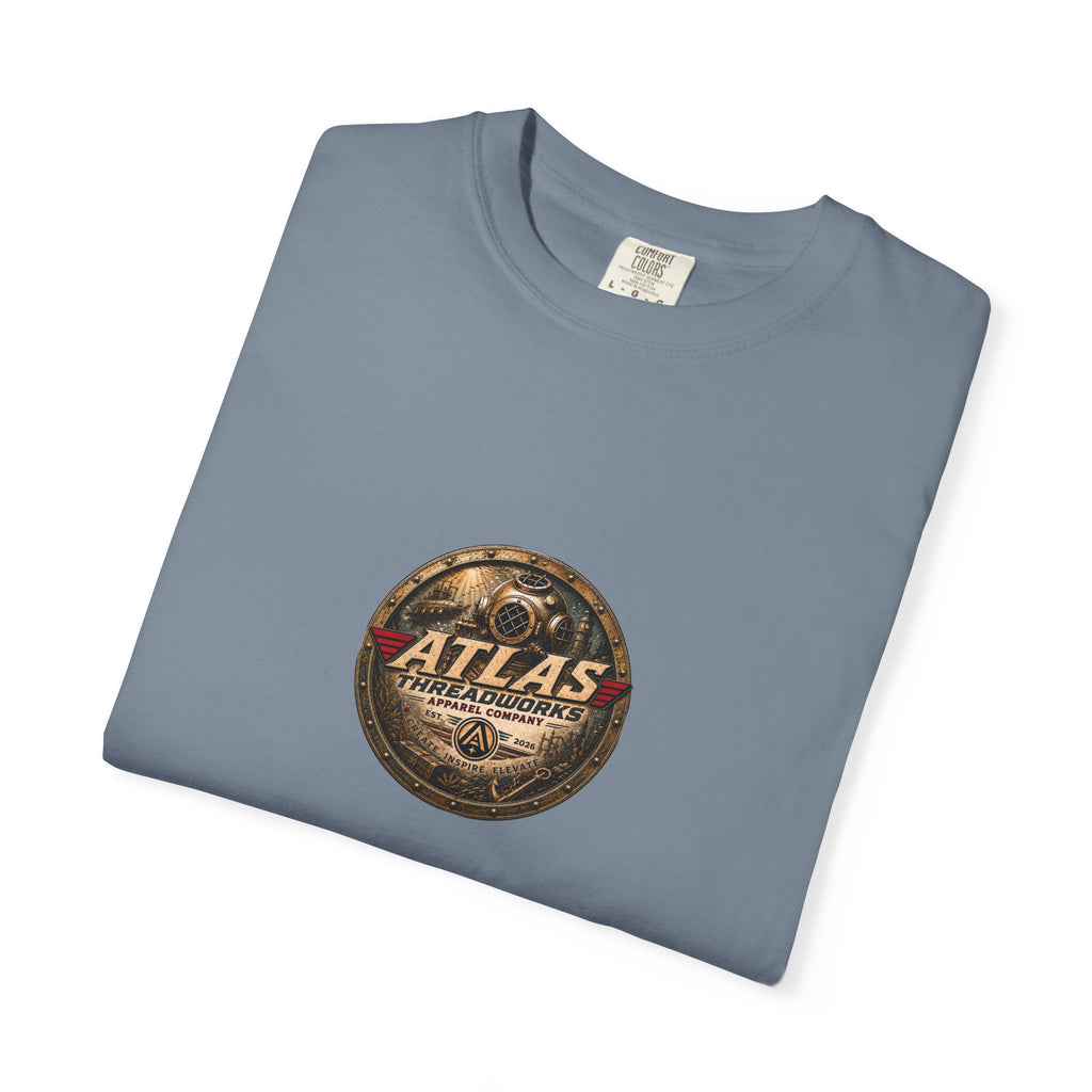 Atlas Threadworks Graphic T‑Shirt — Vintage Whale Logo Tee