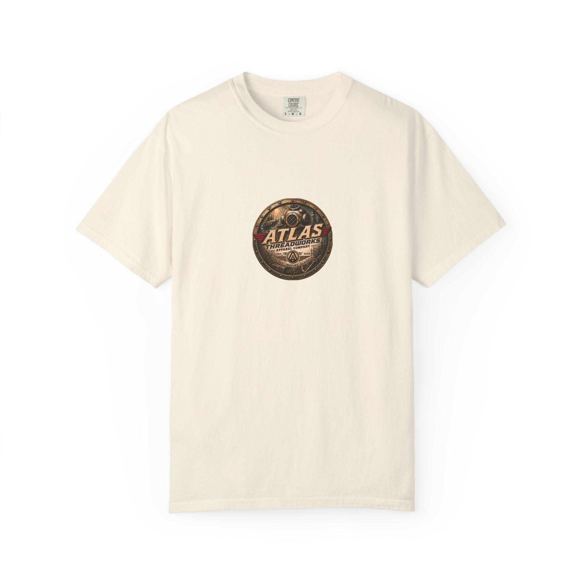 Atlas Threadworks Graphic T‑Shirt — Vintage Whale Logo Tee