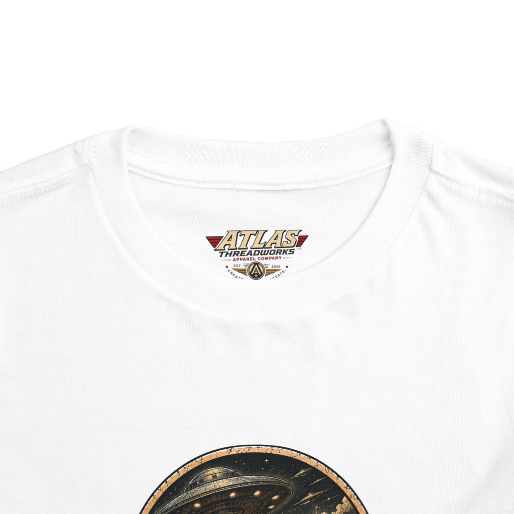 Atlas Threadworks Toddler Tee — Retro Rocket Logo Kids Shirt
