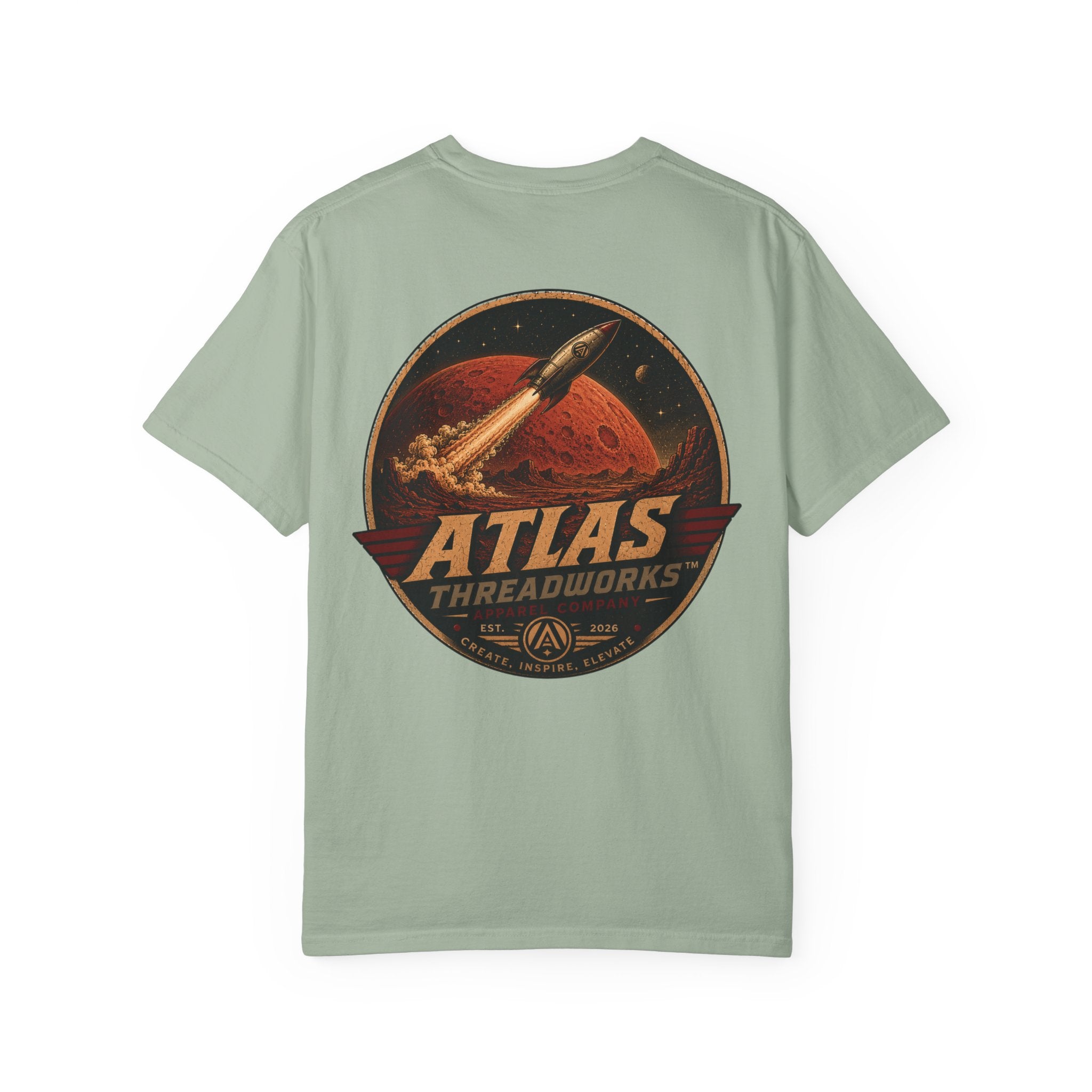 Atlas Threadworks Retro Rocket T‑Shirt
