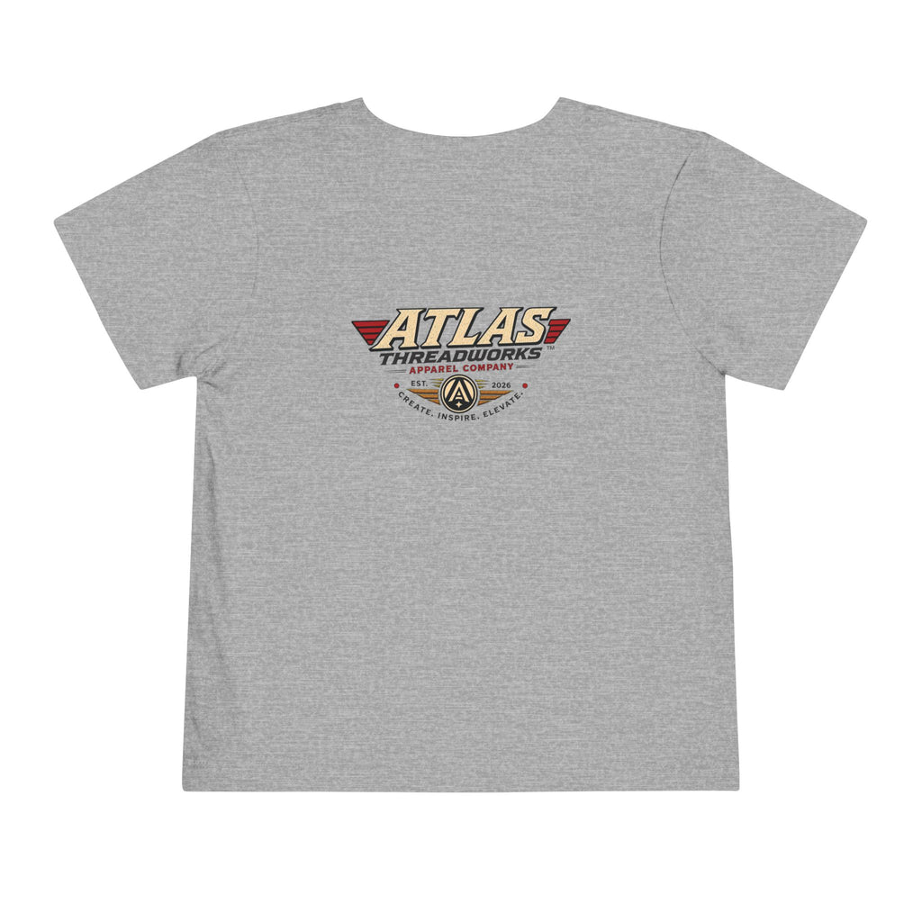 Atlas Threadworks Toddler Tee — Retro Rocket Logo Kids Shirt