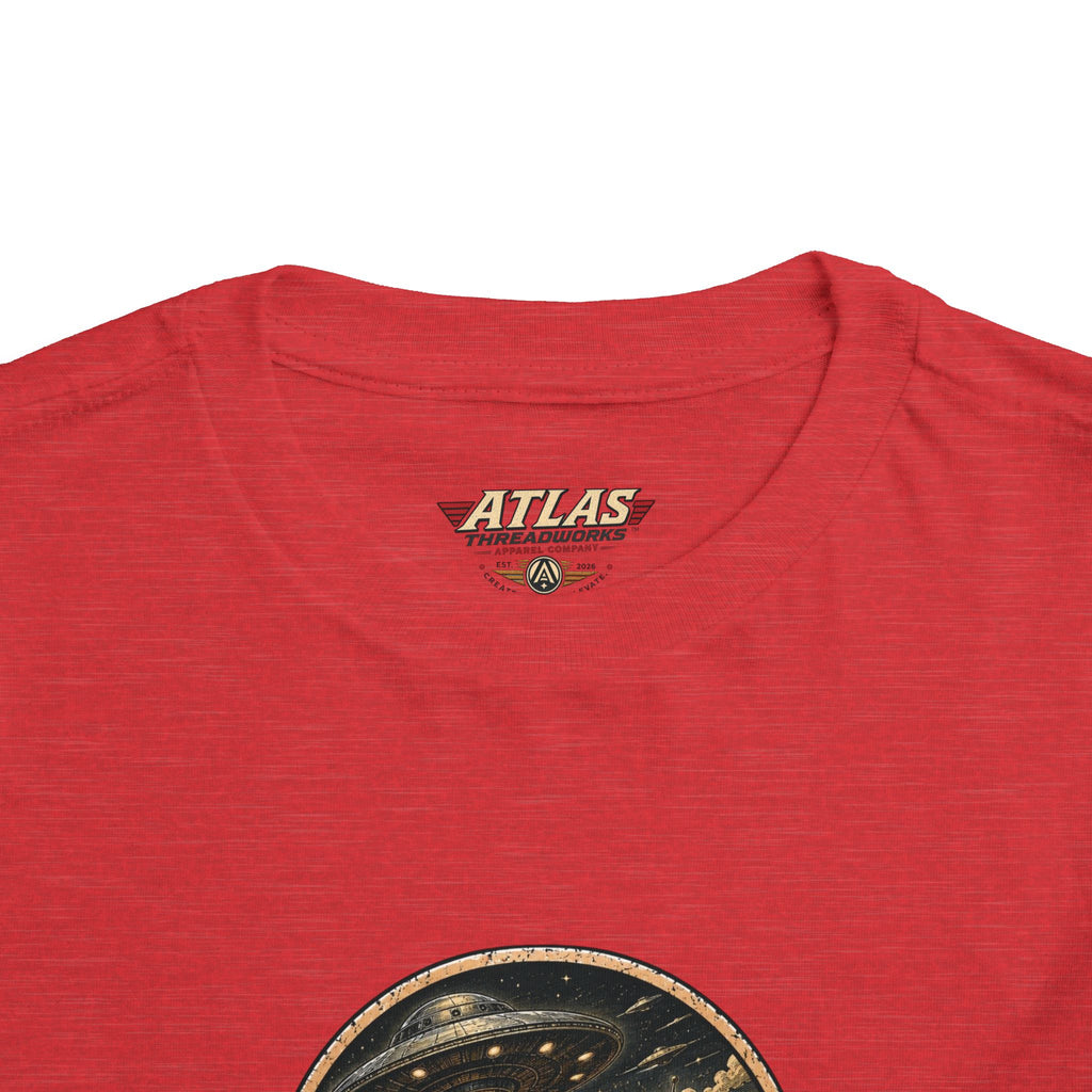Atlas Threadworks Toddler Tee — Retro Rocket Logo Kids Shirt