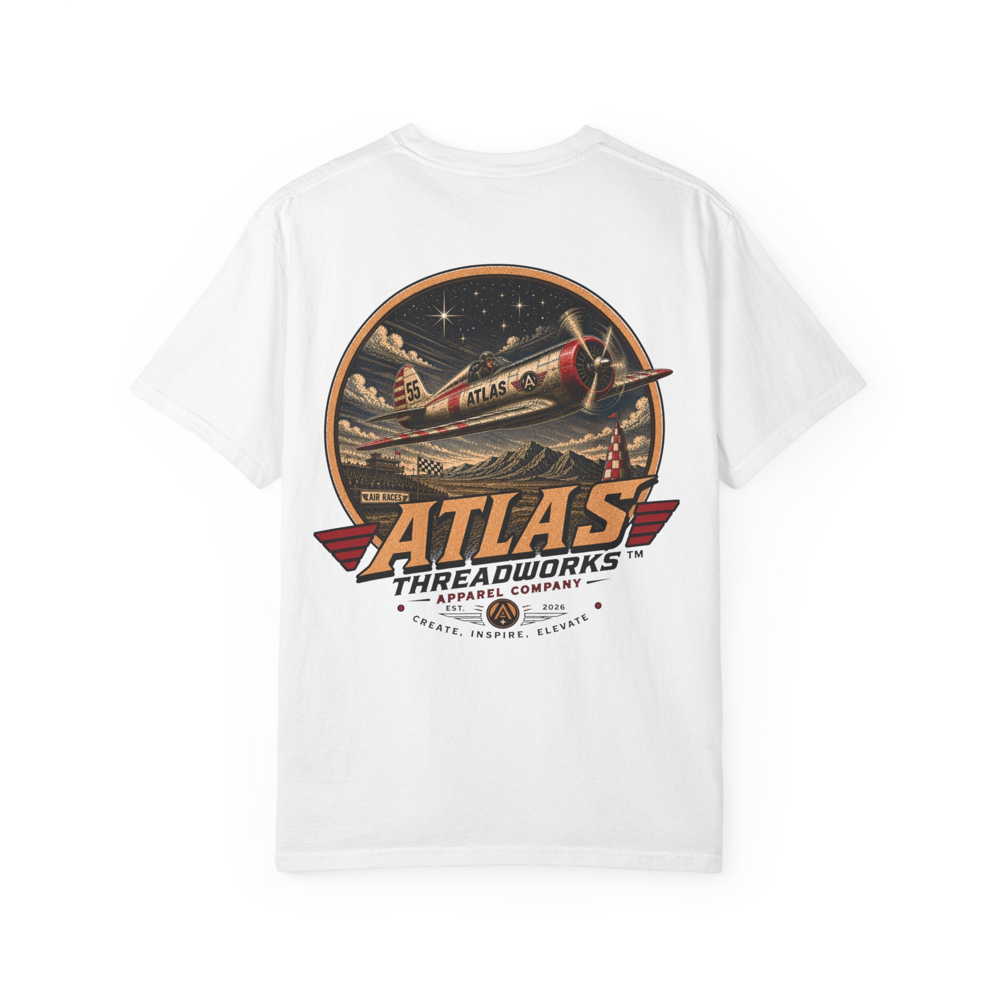 Atlas Threadworks Vintage Airplane T-Shirt