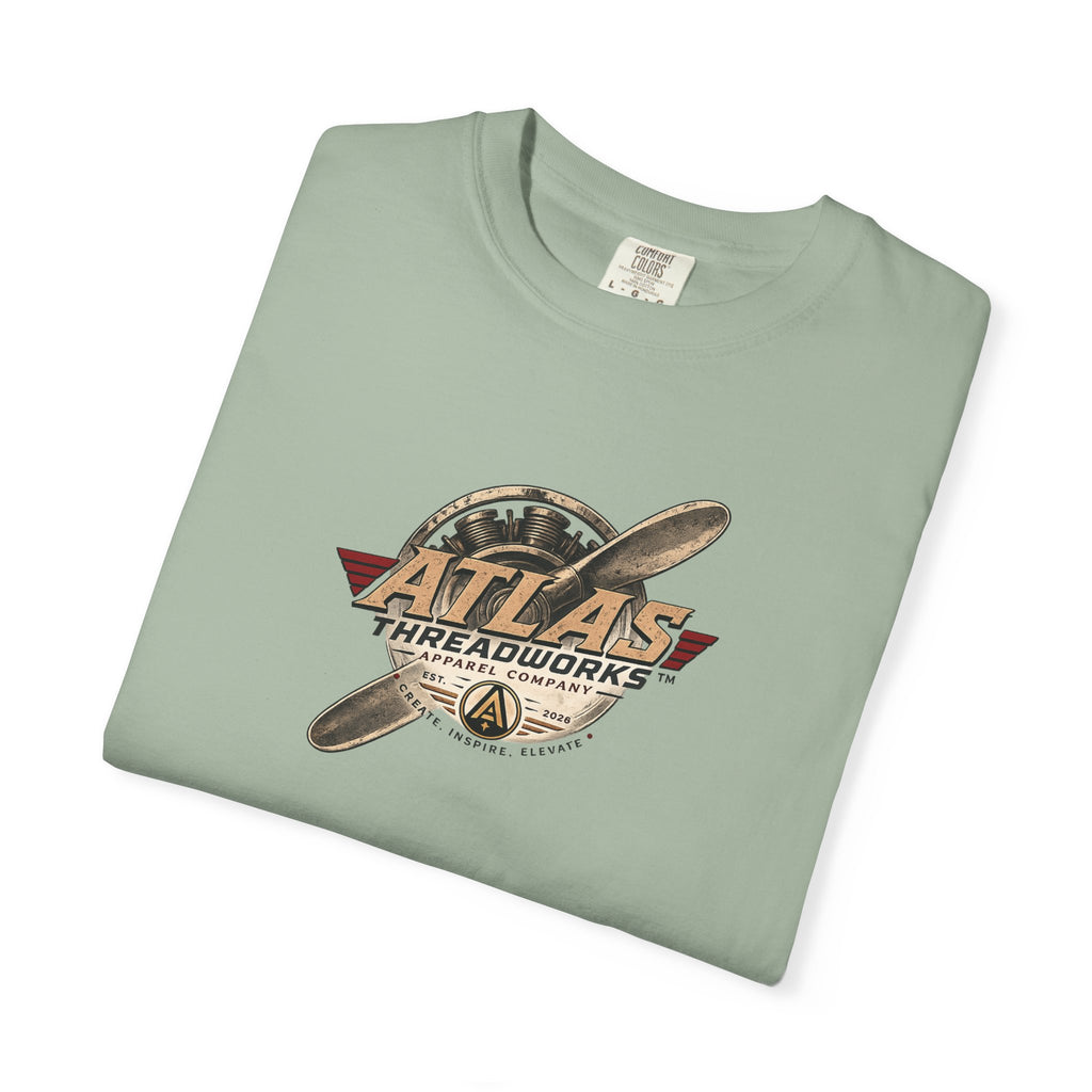 Atlas Threadworks Vintage Airplane T-Shirt — Retro Aviation Graphic Tee