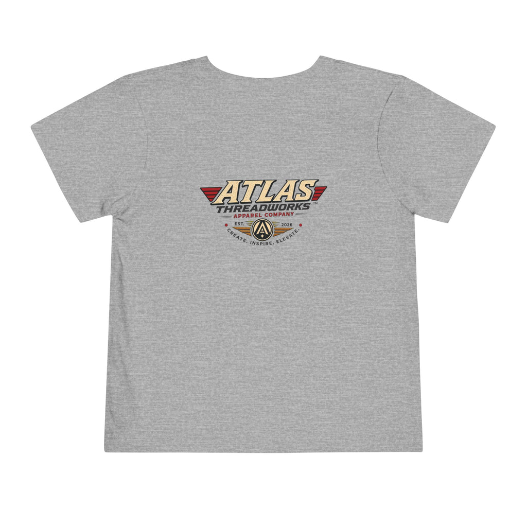 Toddler Tee — Atlas Threadworks Vintage Learning to Drive Logo Kids Shirt