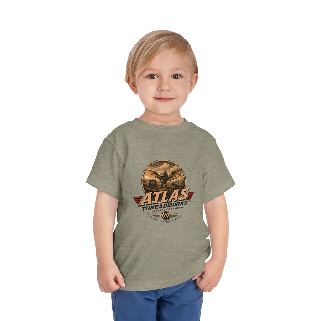 Atlas Threadworks Toddler Tee — Vintage Aviation Logo Shirt