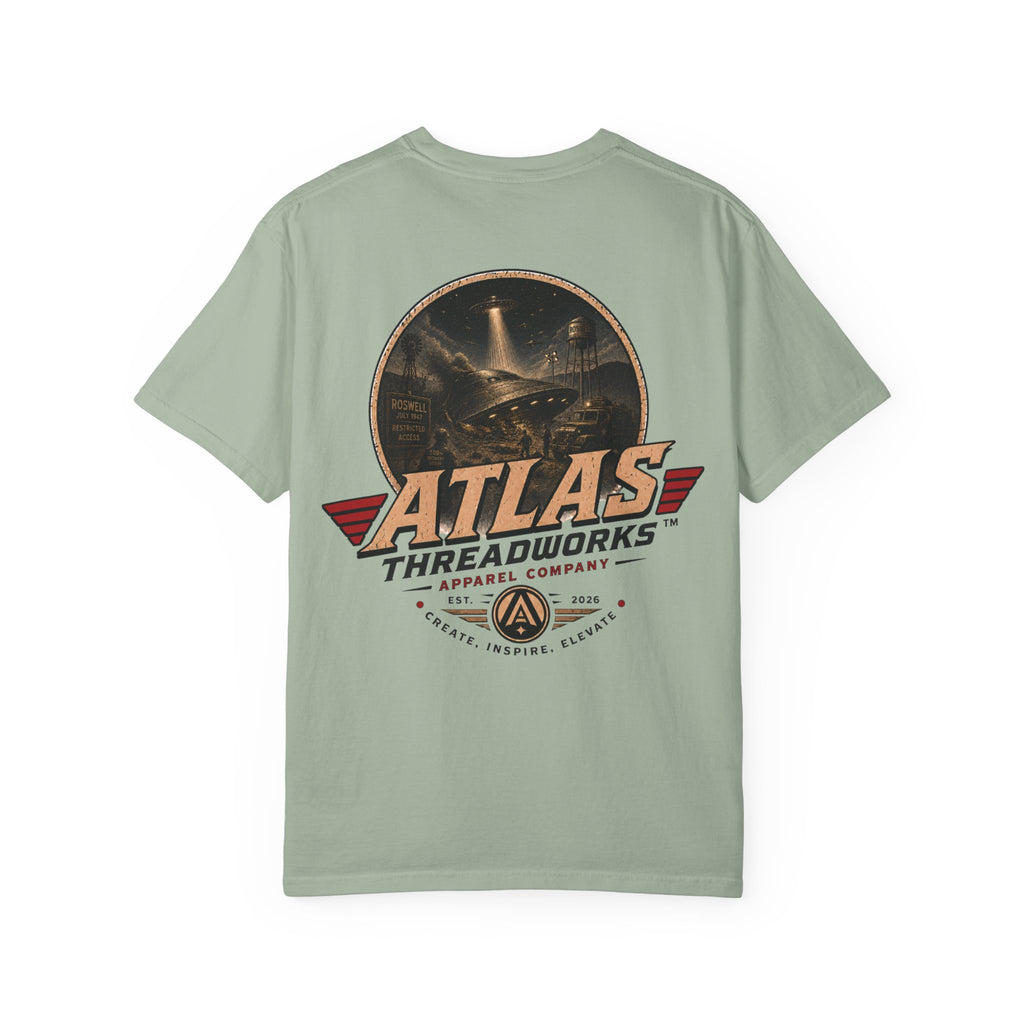 Atlas Threadworks Graphic T-Shirt — Vintage Area 51 UFO Crash