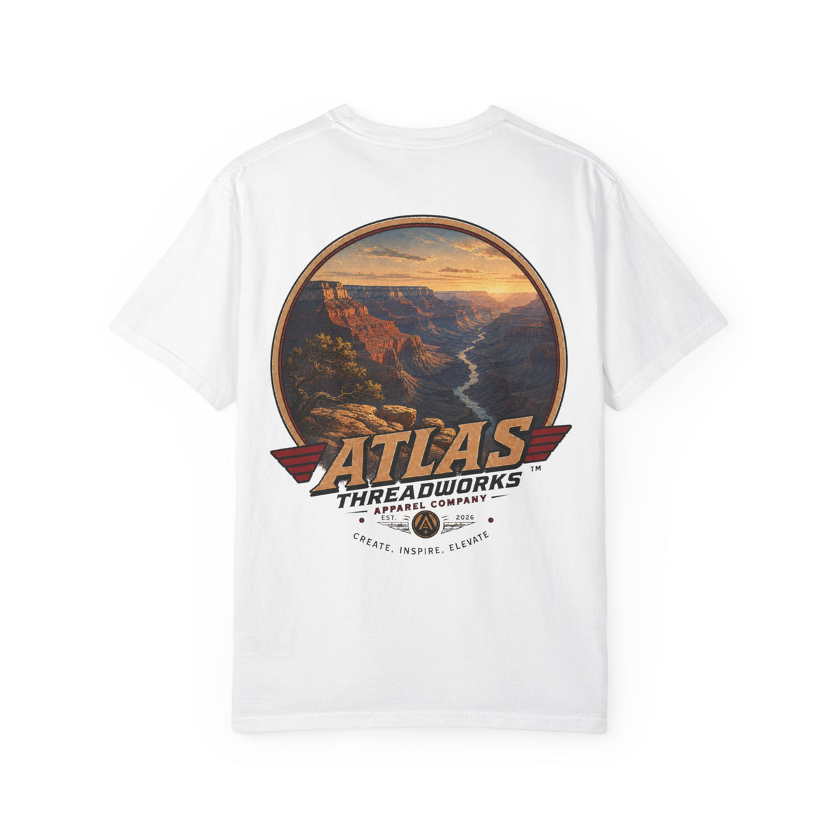 Atlas Threadworks Scenic T-Shirt — Vintage Canyon Graphic Tee