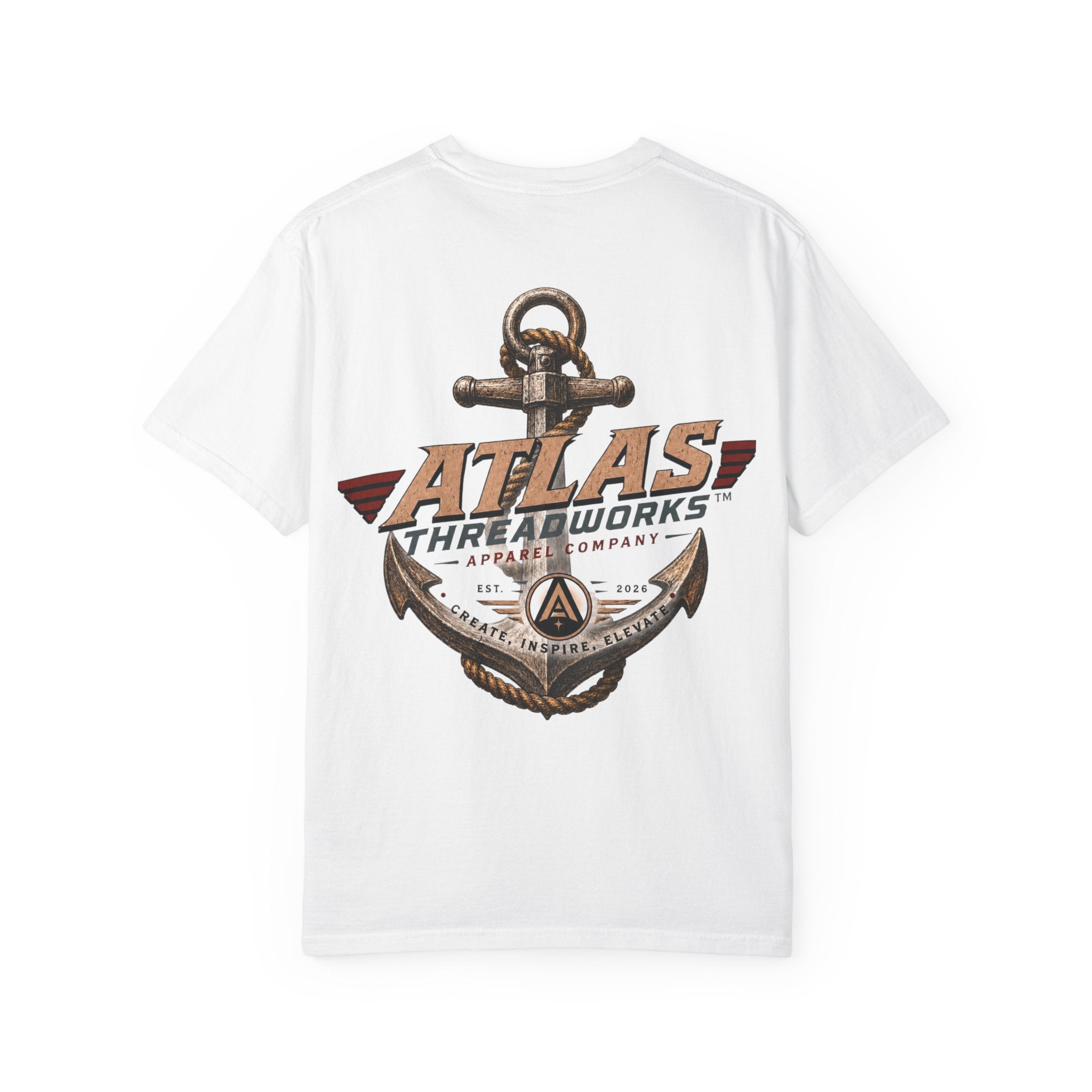 Atlas Threadworks Anchor T‑Shirt — Vintage Nautical Graphic Tee